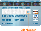 CID card identification number